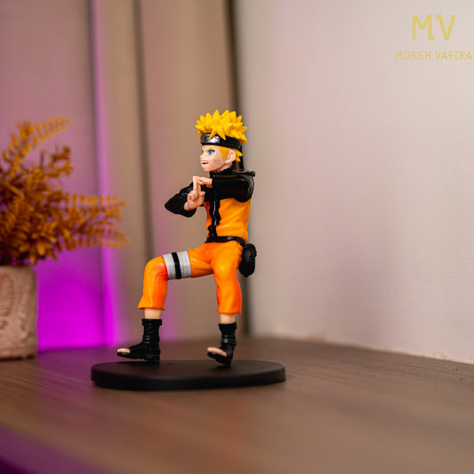 Moksh Vatika Naruto Uzumaki Action Figure | 6.5” Shadow Clone Jutsu Anime Collectible