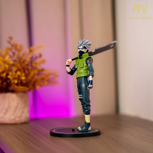 Moksh Vatika Kakashi Hatake Action Figure | 6.5” Collectible with Executioner’s Blade