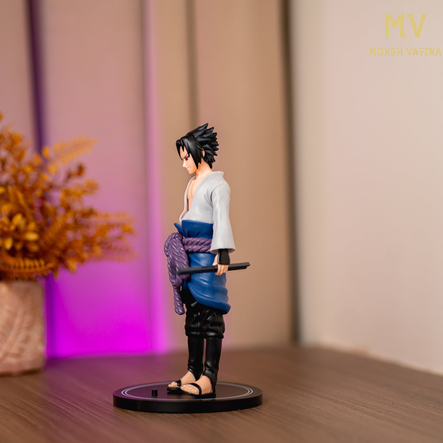 Moksh Vatika Sasuke Uchiha Action Figure | 6.5” Collectible with Sword & Chidori