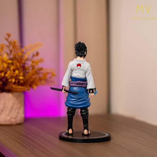 Moksh Vatika Sasuke Uchiha Action Figure | 6.5” Collectible with Sword & Chidori