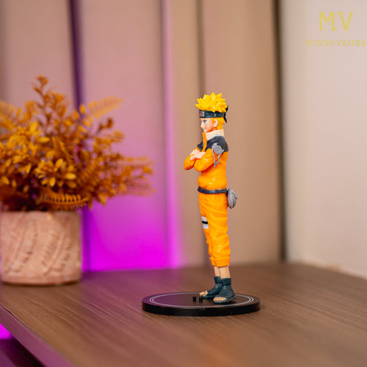 Moksh Vatika Naruto Uzumaki Action Figure | 6.5” Collectible in Classic Orange Jumpsuit
