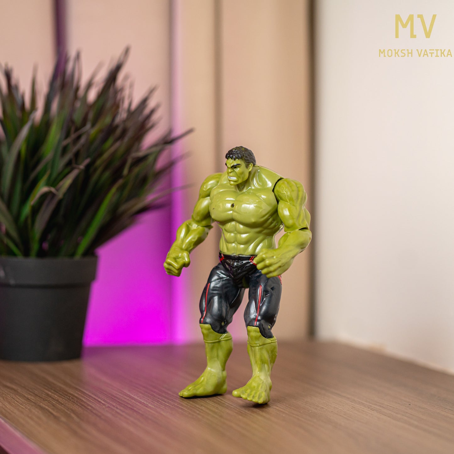 Moksh Vatika Hulk Action Figure – Green Superhero Toy for Kids & Collectors | Avengers Merchandise India