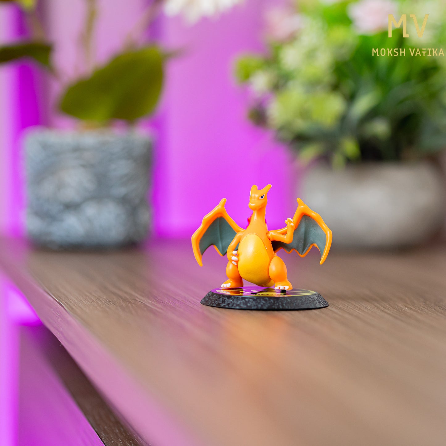 Moksh Vatika Pokémon Action Figure Set | Collectible Battle Pack (Charizard, Blastoise, Venusaur, Mewtwo, Pikachu & More)