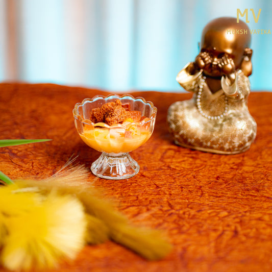 Dessert Bowl Soy Wax Candle with Crumble Topping – Moksh Vatika