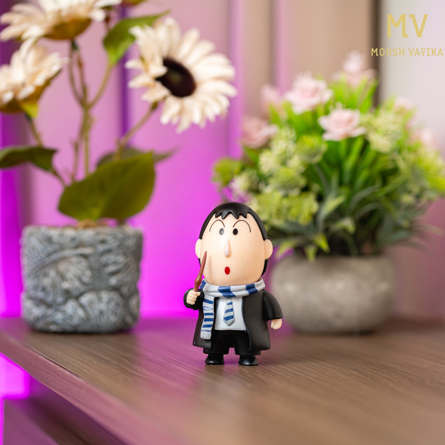 Moksh Vatika Shinchan Harry Potter Wizard Edition – Set of 6 Collectible Figures