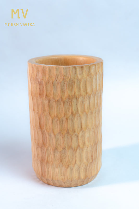 Premium Dieffenbachia Artificial Plant in Glass Pebble Pot