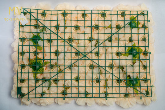 Peach Luxe Floral Wall Panel