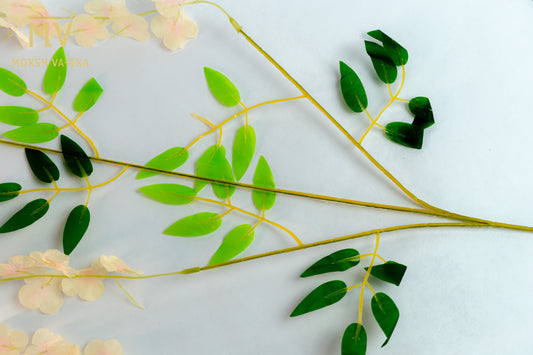 Artificial Wisteria Hanging Flower Orchid Spray Stem – Peach Blush Bloom (Set of 6 pieces)