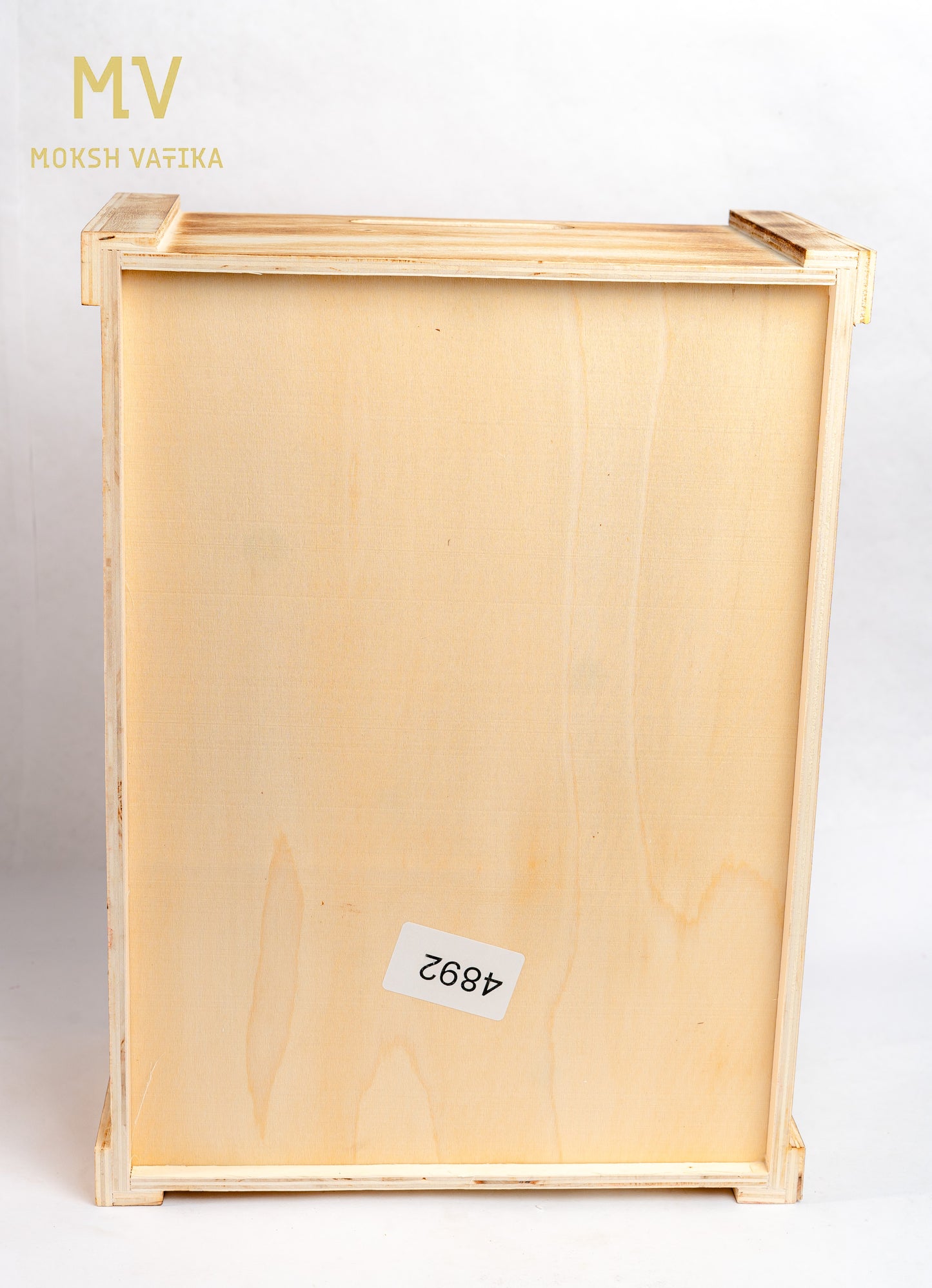 Rustic Wooden Storage Crate – Natural Finish (Set of 5)
