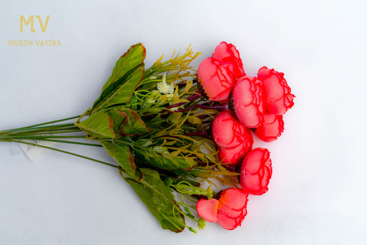 Ranunculus Bunch – Rosy Coral Charm Cluster