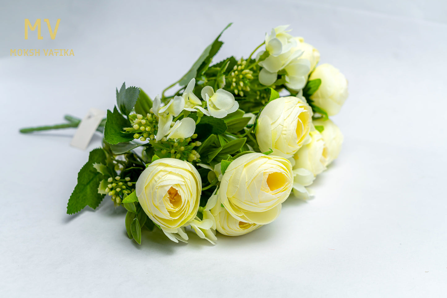 Mini Bloom Bunch – Ivory Petal Whisper (Set of 2)