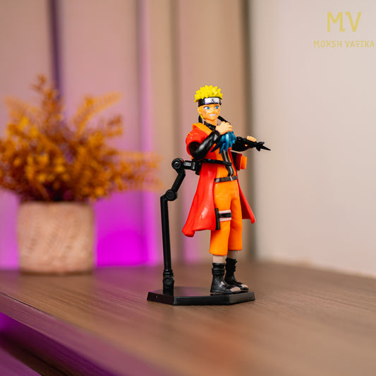 Moksh Vatika Naruto Uzumaki Action Figure | 6.5” Anime Collectible with Rasengan