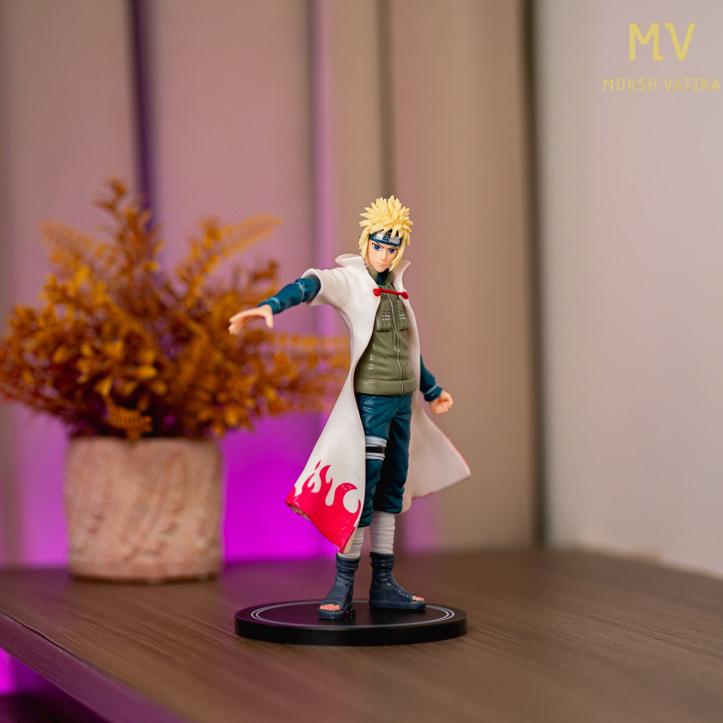 Moksh Vatika Minato Namikaze Action Figure | 6.5” Fourth Hokage Anime Collectible