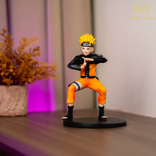Moksh Vatika Naruto Uzumaki Action Figure | 6.5” Shadow Clone Jutsu Anime Collectible