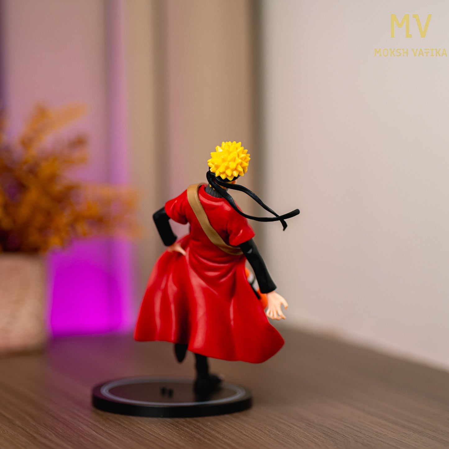 Moksh Vatika Naruto Uzumaki Action Figure | 6.5” Red Cloak Anime Collectible