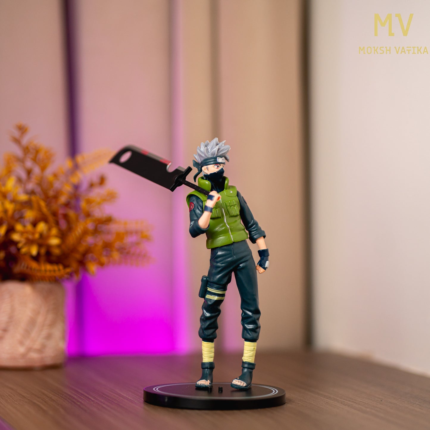 Moksh Vatika Kakashi Hatake Action Figure | 6.5” Collectible with Executioner’s Blade