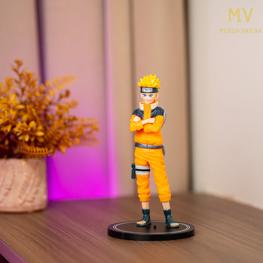 Moksh Vatika Naruto Uzumaki Action Figure | 6.5” Collectible in Classic Orange Jumpsuit