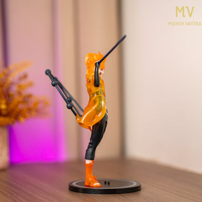 Moksh Vatika Naruto Nine-Tails Chakra Mode Collectible Action Figure – Premium Anime Statue