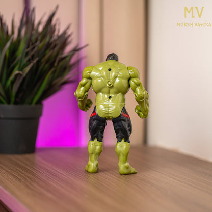 Moksh Vatika Hulk Action Figure – Green Superhero Toy for Kids & Collectors | Avengers Merchandise India