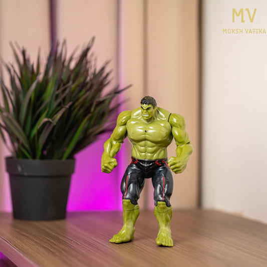 Moksh Vatika Hulk Action Figure – Green Superhero Toy for Kids & Collectors | Avengers Merchandise India