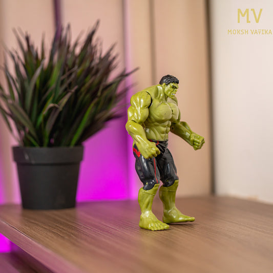 Moksh Vatika Hulk Action Figure – Green Superhero Toy for Kids & Collectors | Avengers Merchandise India