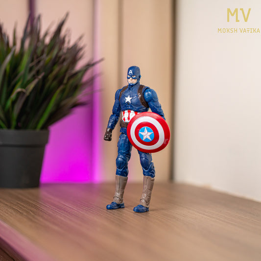 Moksh Vatika Captain America Action Figure | Avengers Toy