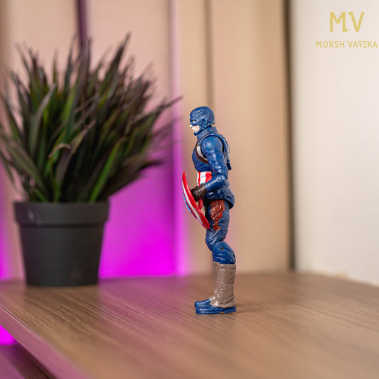 Moksh Vatika Captain America Action Figure | Avengers Toy