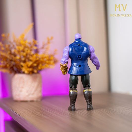 Moksh Vatika Thanos Action Figure Toy | Marvel Supervillain Collectible with Infinity Gauntlet