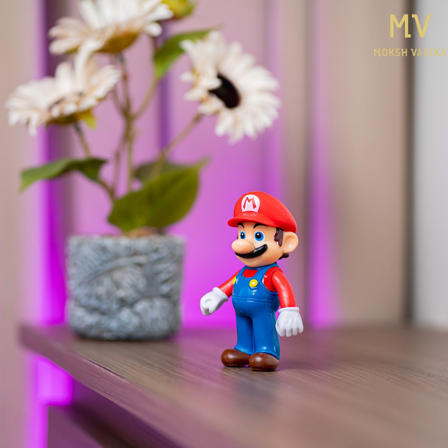 Moksh Vatika Mario Action Figure Toy | Super Mario Collectible