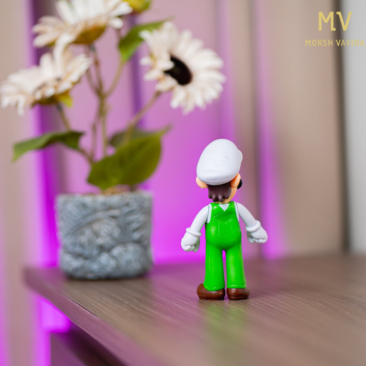 Moksh Vatika Luigi Action Figure Toy | Super Mario Collectible