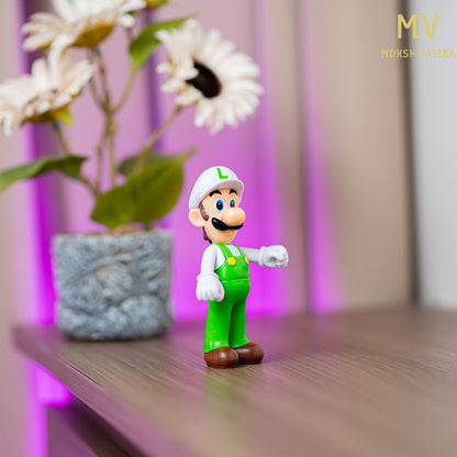 Moksh Vatika Luigi Action Figure Toy | Super Mario Collectible
