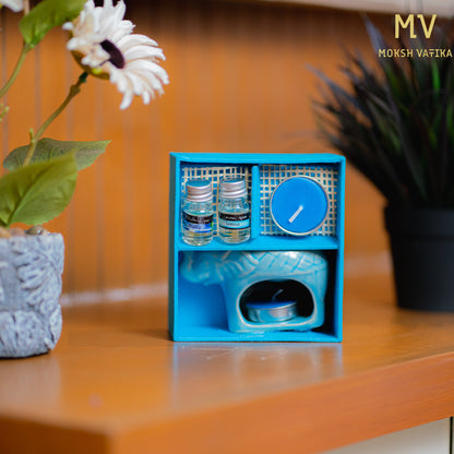 Blue Elephant Aroma Diffuser Gift Set – Moksh Vatika