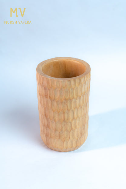 Premium Dieffenbachia Artificial Plant in Glass Pebble Pot