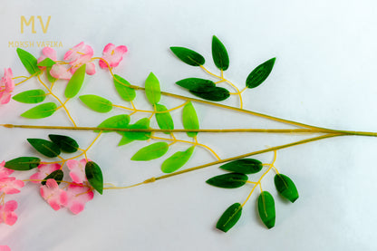 Artificial Wisteria Hanging Flower Orchid Spray Stem – Soft Pink Bloom