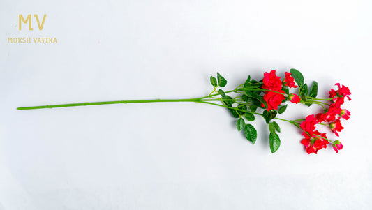 Scarlet Pink Rose Spray – Set of 6