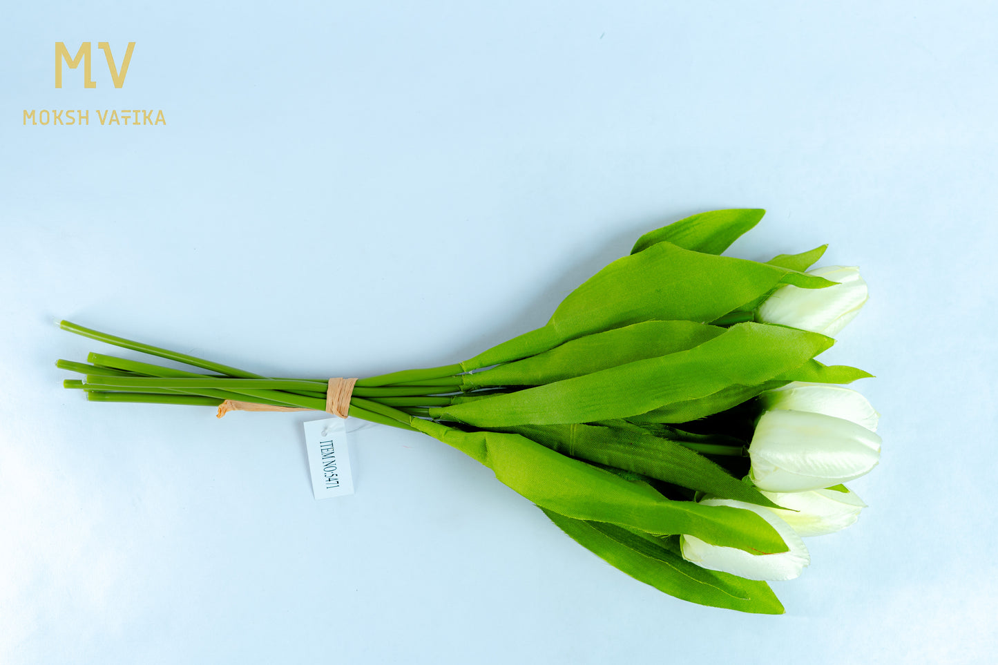 White Tulip Bunch – 5 Heads