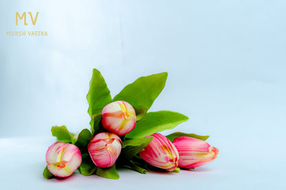 Pink Tulip Bunch – 5 Heads