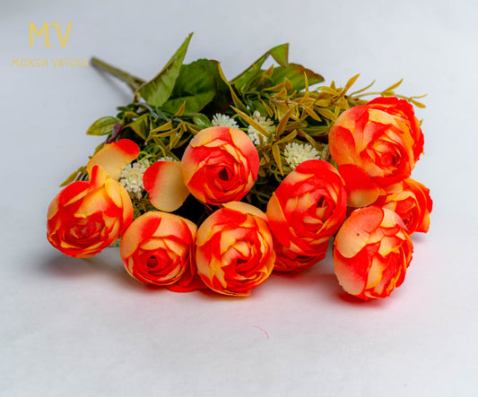Ranunculus Bunch – Scarlet Flame Cluster