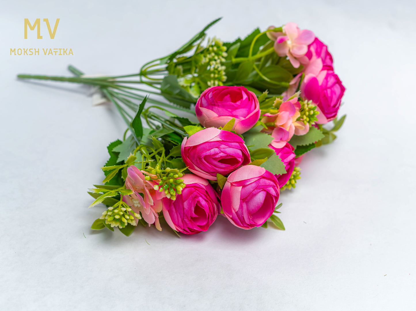 Mini Bloom Bunch – Fuchsia Pink Petal Whisper (Set of 2)