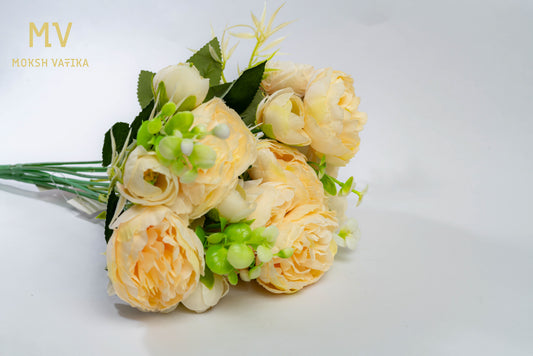 Mini Bloom Bunch – Cream Petal Whisper (Set of 2)